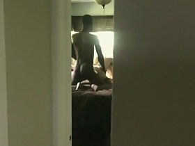 Husband catches Cheating Wife with a Big Black Bull Cock after work