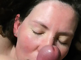 Bj and facial from wife