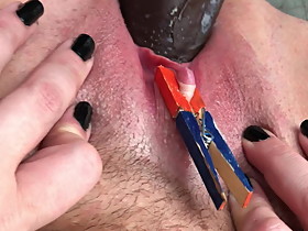 Wife with bbc dildo 2