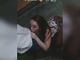 Somebody wife suck dick outside