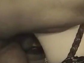 Mature hotwife takes creampie from her black bull