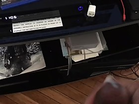 BBC jerking off while wife at work