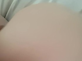 Black guy giving wife back shots