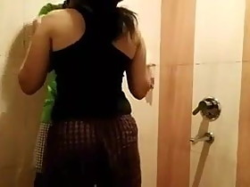 At shower