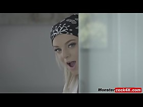 Tiffany Watson getting her pussy pounded hard by a monster black cock