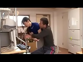 Asian Japanese mom and her daughter get fucked by blackmailer together - ReMilf.com